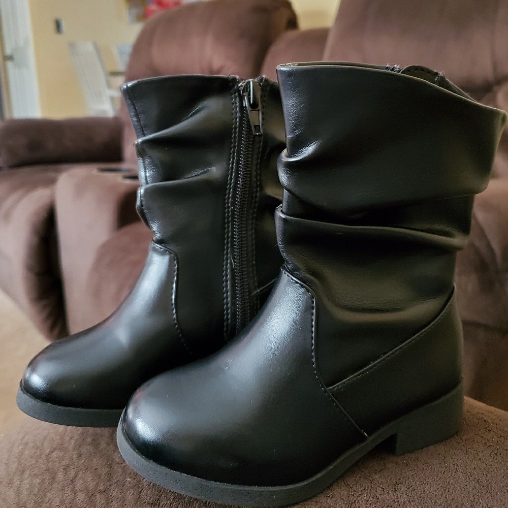 Black Fall/Winter Toddler Boots